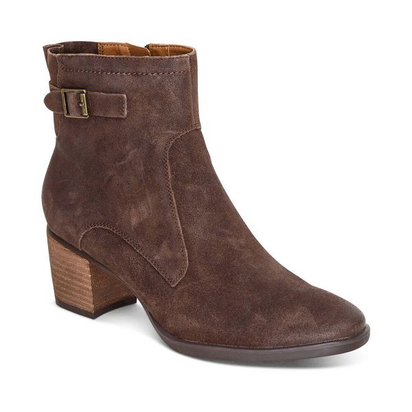Aetrex Women's Rubi Boots - Brown | USA TP78ZT3